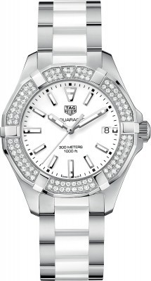 AAA Replica Tag Heuer Aquaracer Quartz 35mm Ladies Watch way131f.ba0914